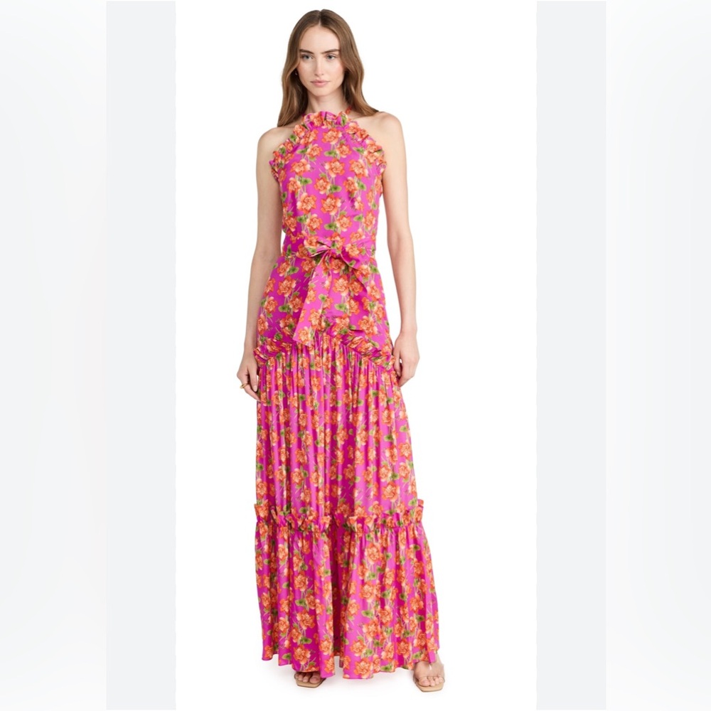 Borgo de Nor Tatiana Ruffle Maxi Dress